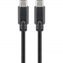 Goobay | USB-C cable | Male | 24 pin USB-C | Male | Black | 24 pin USB-C | 1 m - 2
